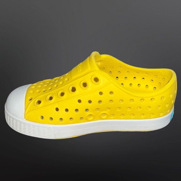 Native Shoes Jefferson Toddler Slip-On Canary Yellow Sneakers Size C 6 - Picture 3 of 7